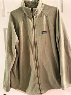 Patagonia Synchilla Full-Zip Fleece Jacket Sage Green W XL